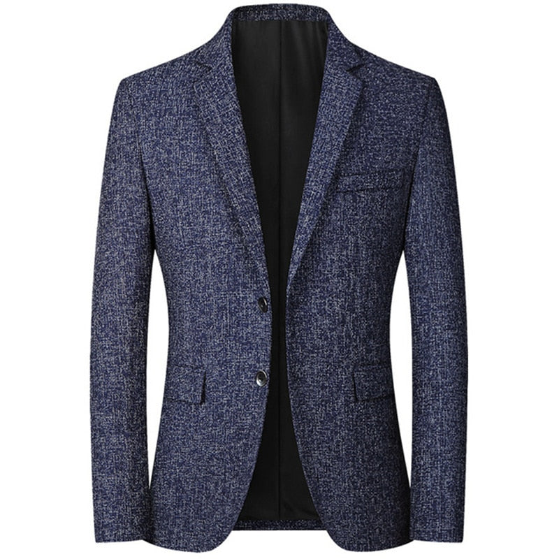 Blazer Masculino Casual de Terno Fino