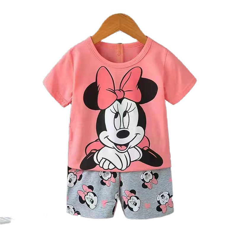 Conjunto de Manga Curta Camiseta + Shorts Disney