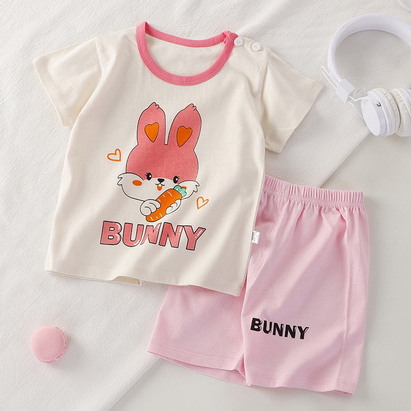 Conjunto de Manga Curta Camiseta + Shorts Disney