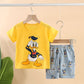 Conjunto de Manga Curta Camiseta + Shorts Disney